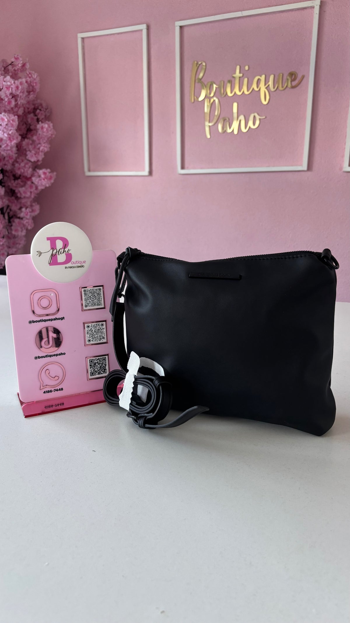 BOLSO CROSSBODY NEGRO STEVE MADDEN ORIGINAL