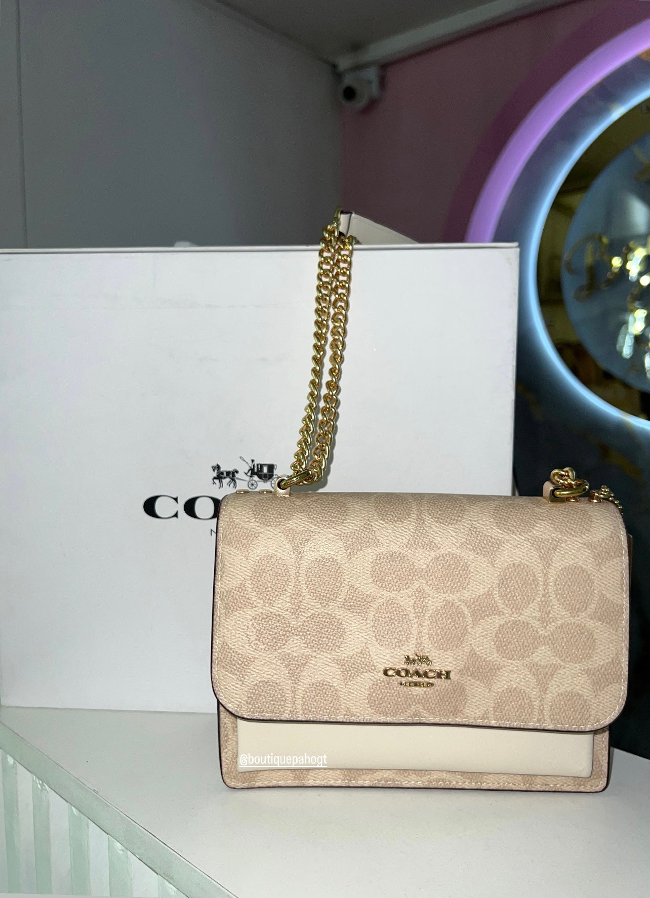 BOLSO COACH ORIGINAL BEIGE