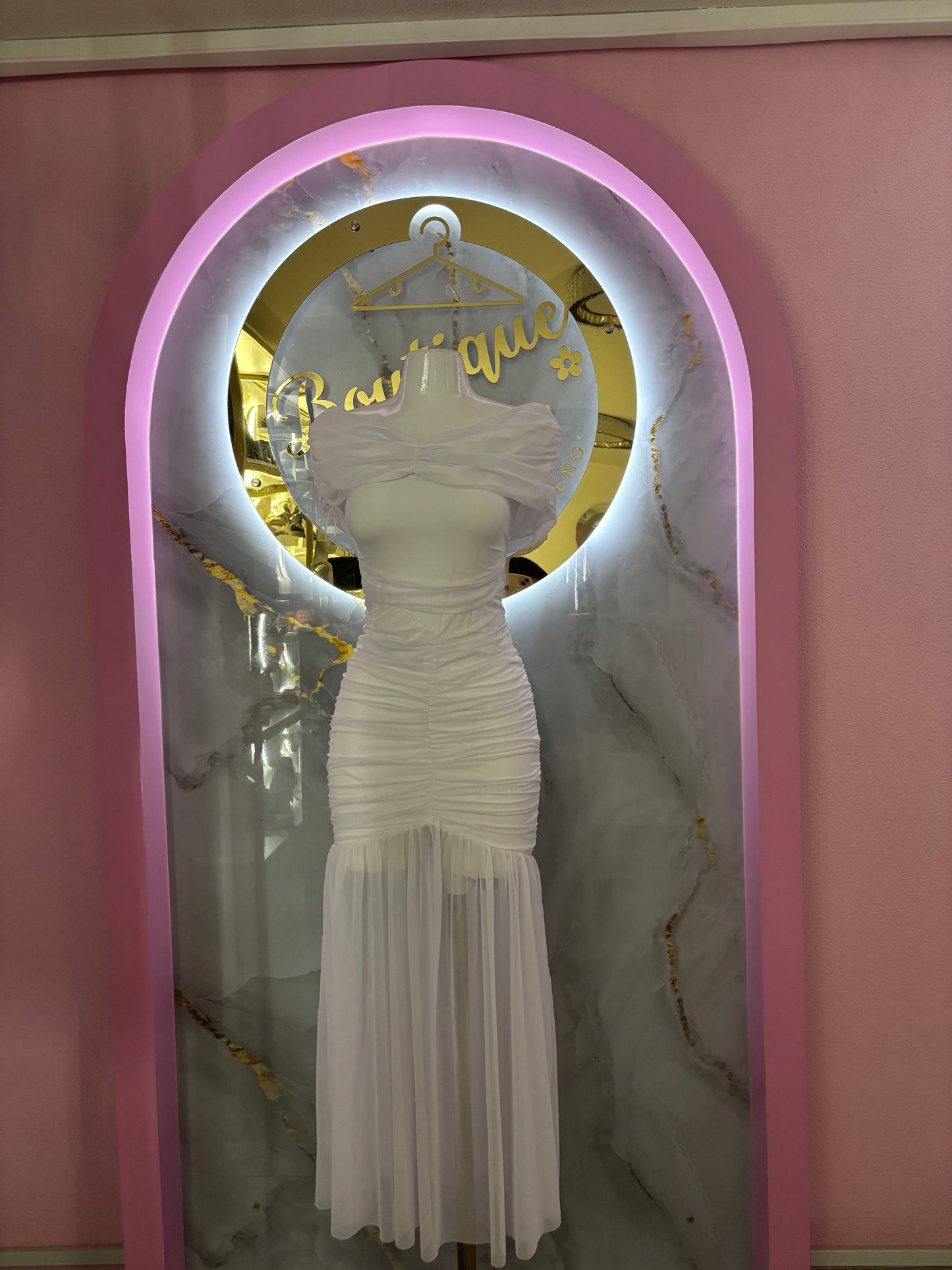 VESTIDO BLANCO CHICME