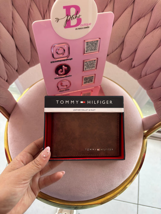 BILLETERA TOMMY HILFIGER CABALLERO CAFÉ