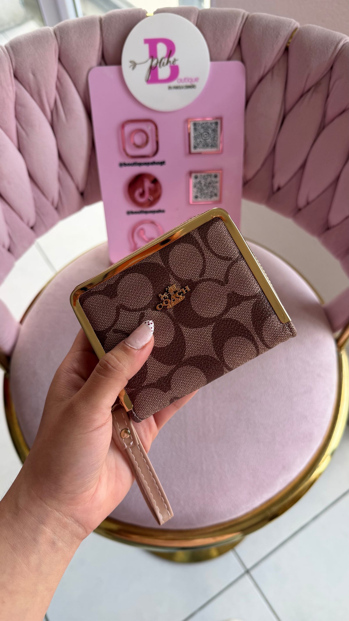 BILLETERA COACH KAKI DUPE
