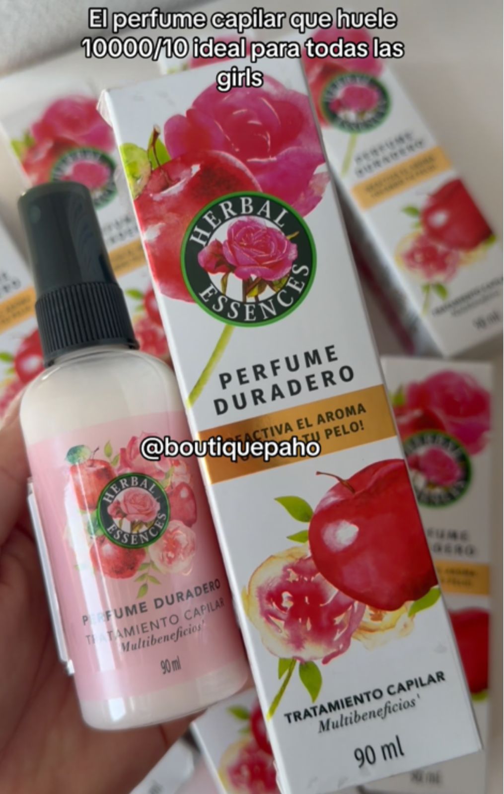 PERFUME HERBAL ESSENCES PARA CABELLO