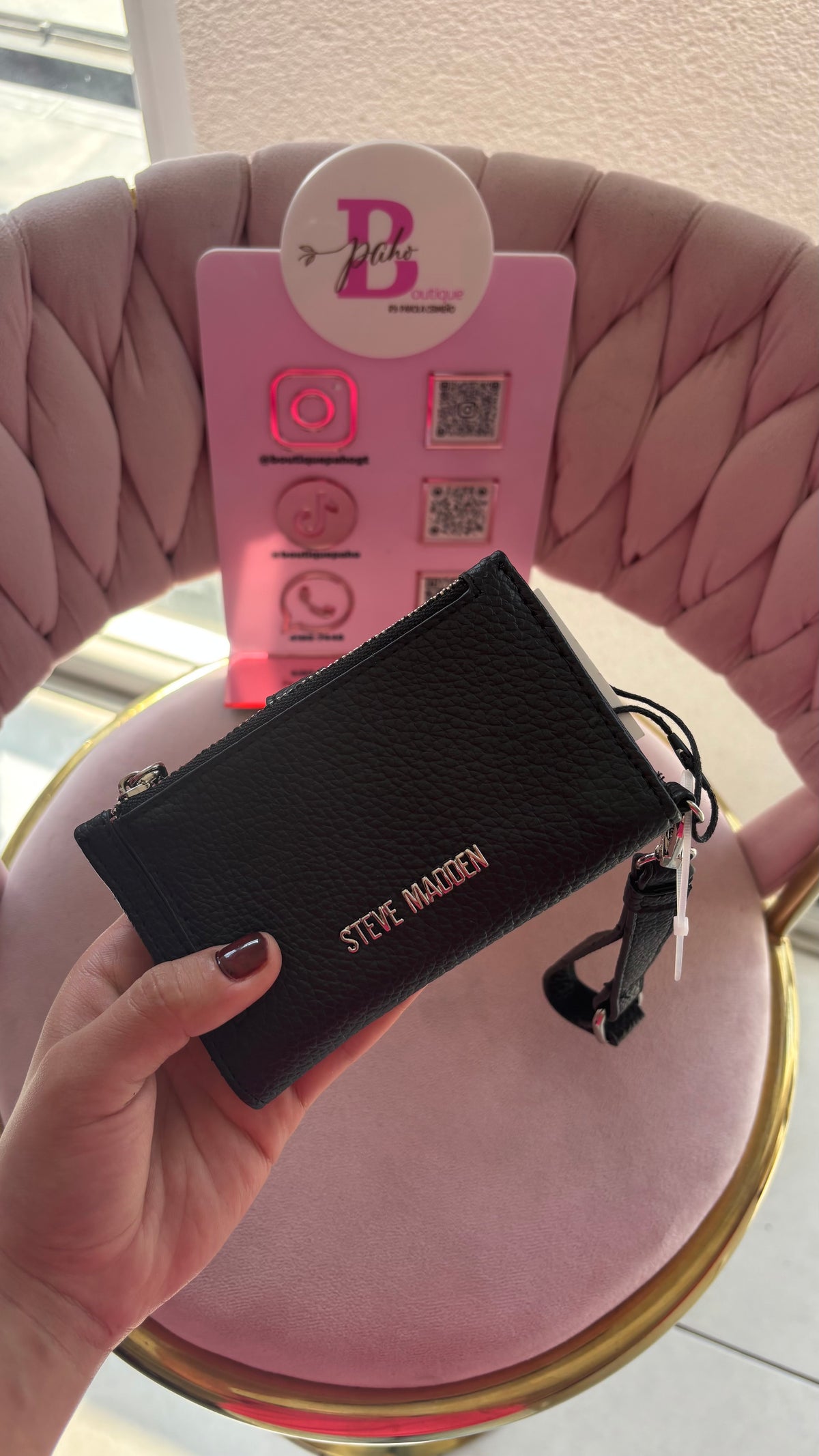 BILLETERA STEVE MADDEN NEGRA