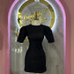 VESTIDO DE LONA MANGAS TIPO PRINCESA ZARA