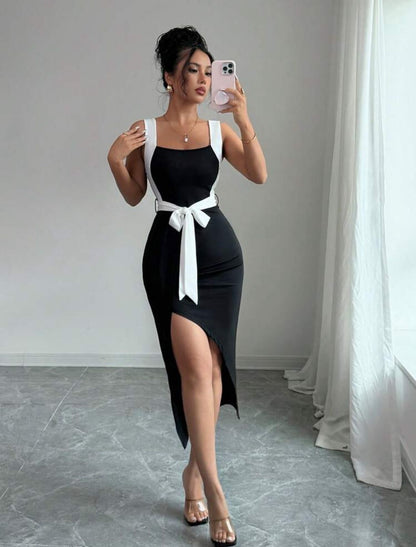 VESTIDO NEGRO LARGO