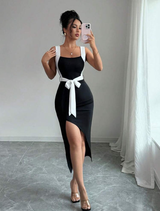 VESTIDO NEGRO LARGO