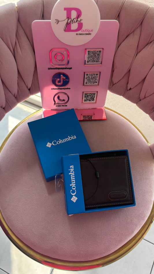 BILLETERA CAFÉ COLUMBIA CABALLERO