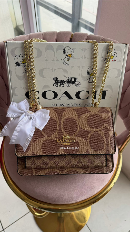 BOLSO COACH KLARE CROSSBODY KAKI DUPE