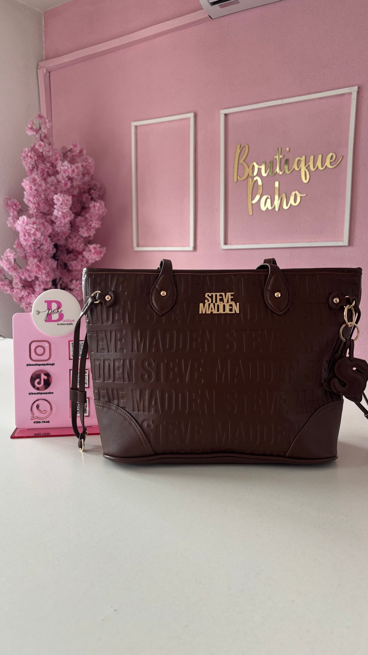 BOLSO GRANDE CAFÉ STEVE MADDEN ORIGINAL