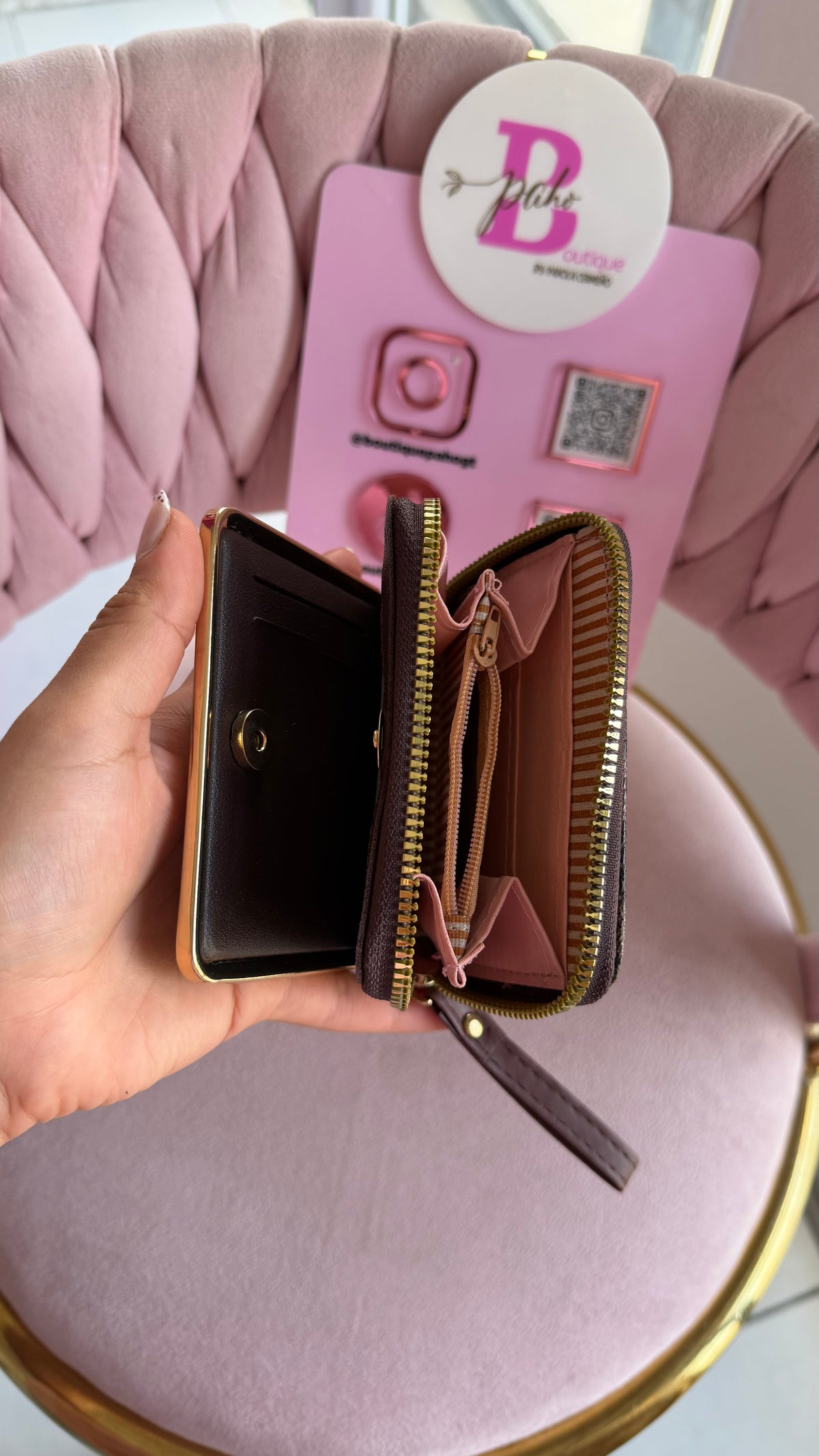 BILLETERA COACH CAFÉ DUPE