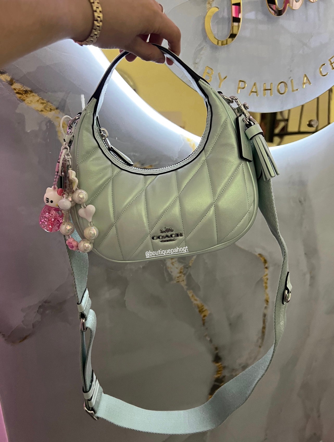 BOLSO COACH ORIGINAL COLOR VERDE TORNASOL