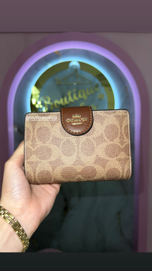 BILLETERA COACH CAFÉ ORIGINAL