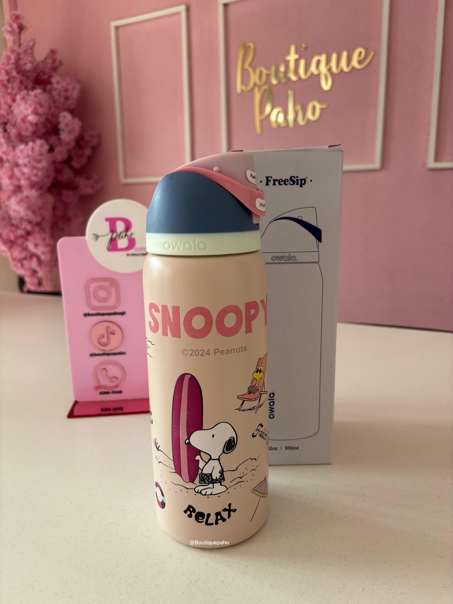 OWALA SNOOPY ROSA PASTEL