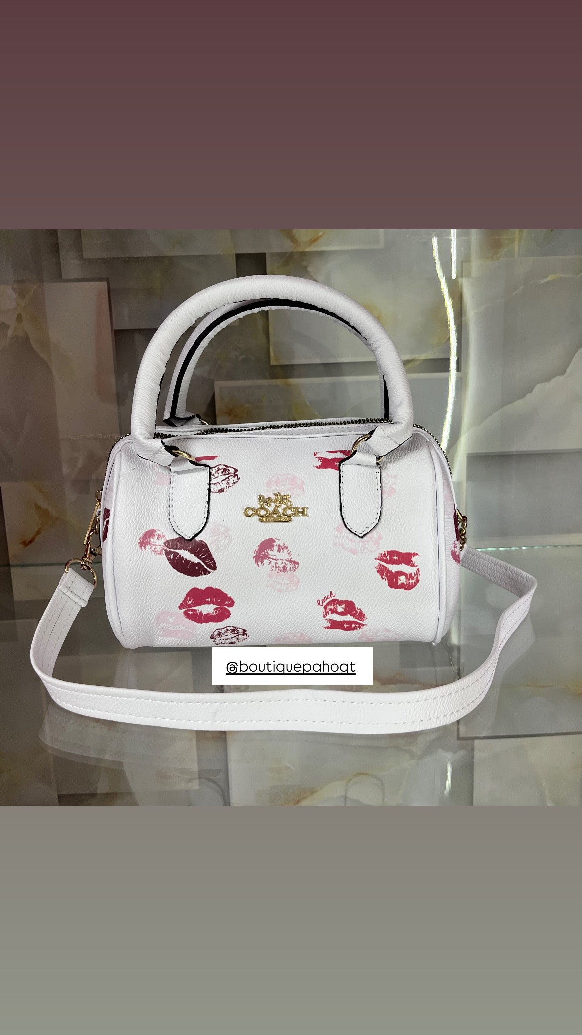 BOLSO COACH DE BESOS IMPORTADA