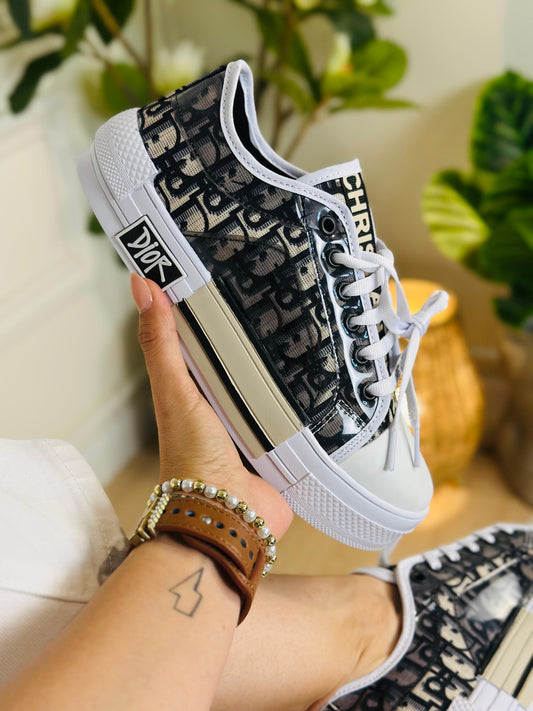 TENIS DIOR NEGROS BAJOS DUPE