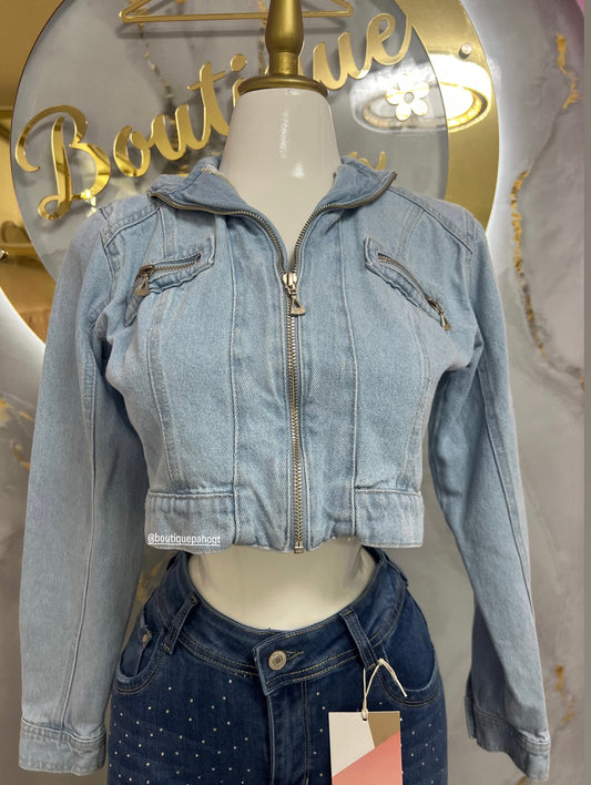 CHAQUETA CORTA DE LONA ORIGINAL