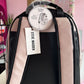 MOCHILA STEVE MADDEN ROSA CON BOLSA PARA PONER LAPTOP ORIGINAL