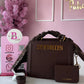 BOLSA CROSSBODY STEVE MADDEN CAFÉ CON PAÑOLETA ORIGINAL