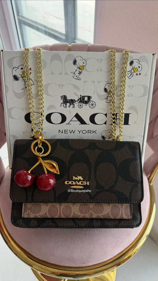 BOLSO COACH KLARE CROSSBODY CAFE DUPE