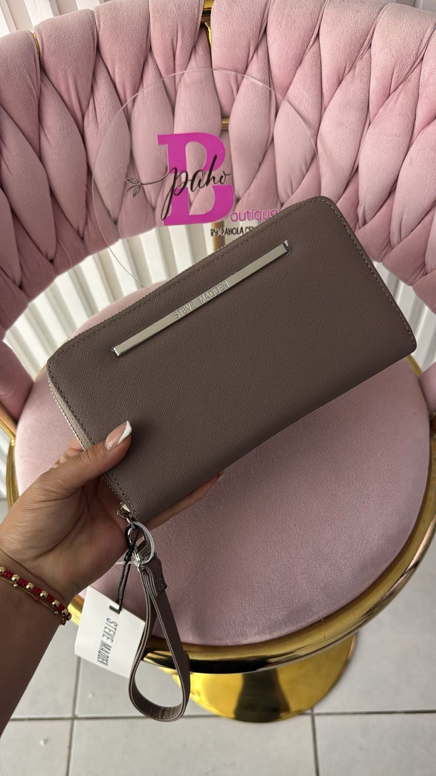 BILLETERA CAFÉ CLARO STEVEMADDEN ORIGINAL