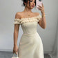 VESTIDO COLOR BEIGE