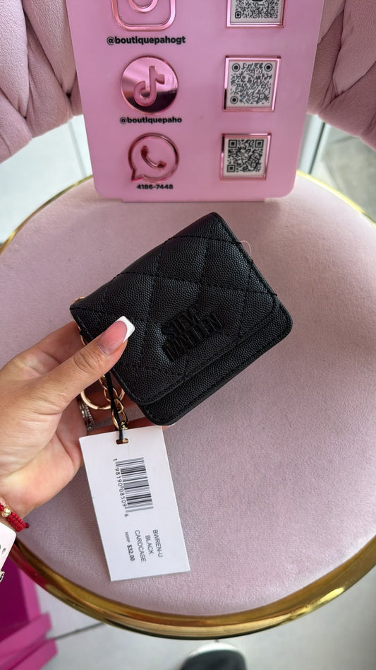 BILLETERA MINI STEVE MADDEN NEGRA ORIGINAL