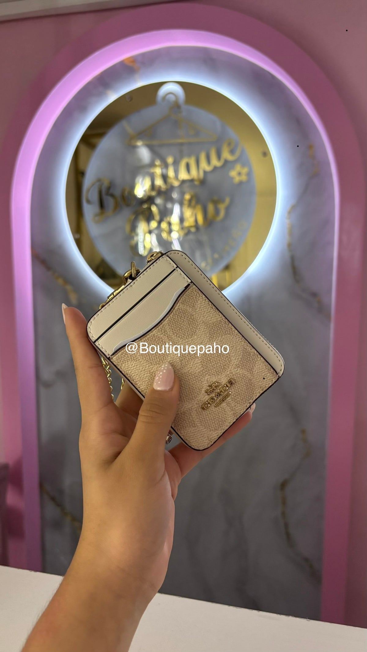 BILLETERA COACH BLANCA ORIGINAL