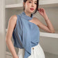 BLUSA CELESTE