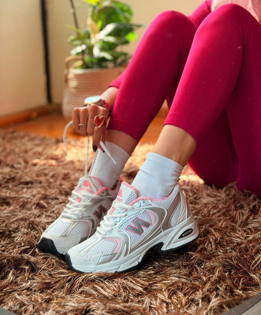 NEW BALANCE 530 BLANCO/ROSA DUPE