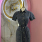VESTIDO BOTONES DE LONA ZARA