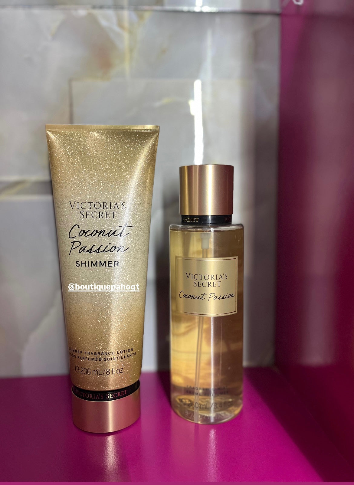 DÚO VICTORIA COCONUT PASIÓN SHIMMER