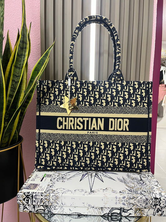 BOLSO DIOR AZUL CON CAJA DUPE