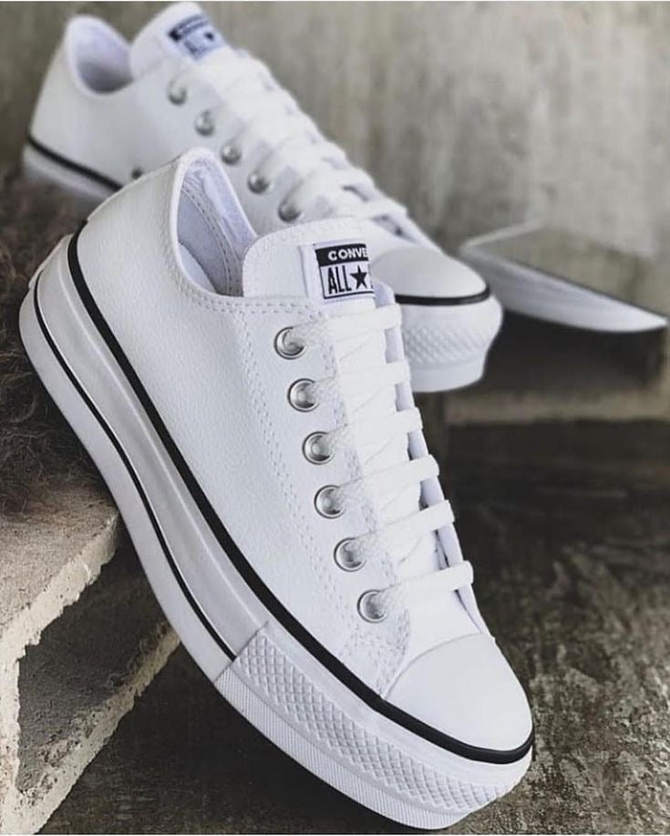 CONVERSE LONA BLANCA DUPE