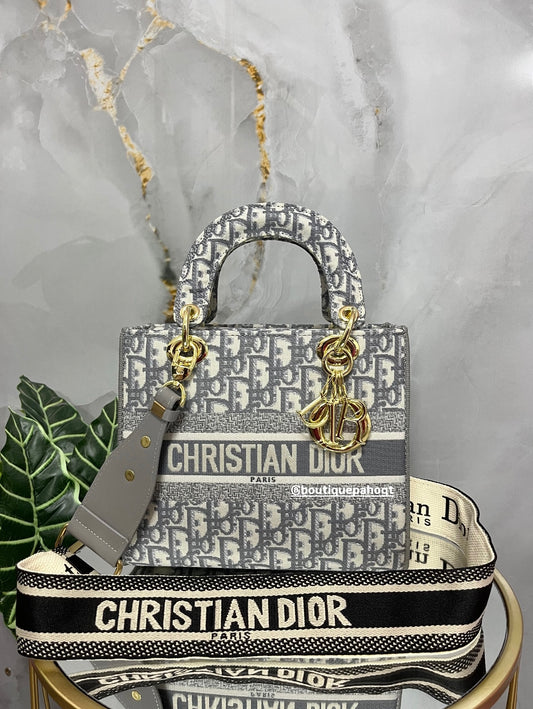 BOLSOS  DIOR GRIS IMPORTADO