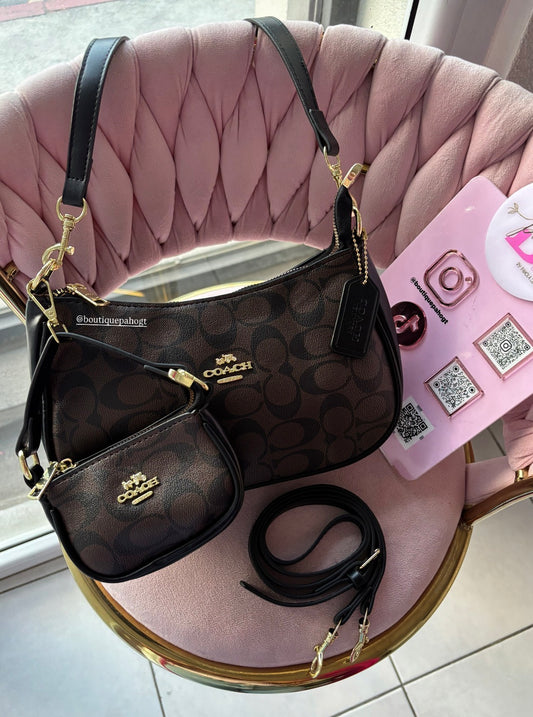 BOLSO COACH CAFÉ DUPE