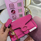 BOLSO COACH FUSCIA IMPORTADA