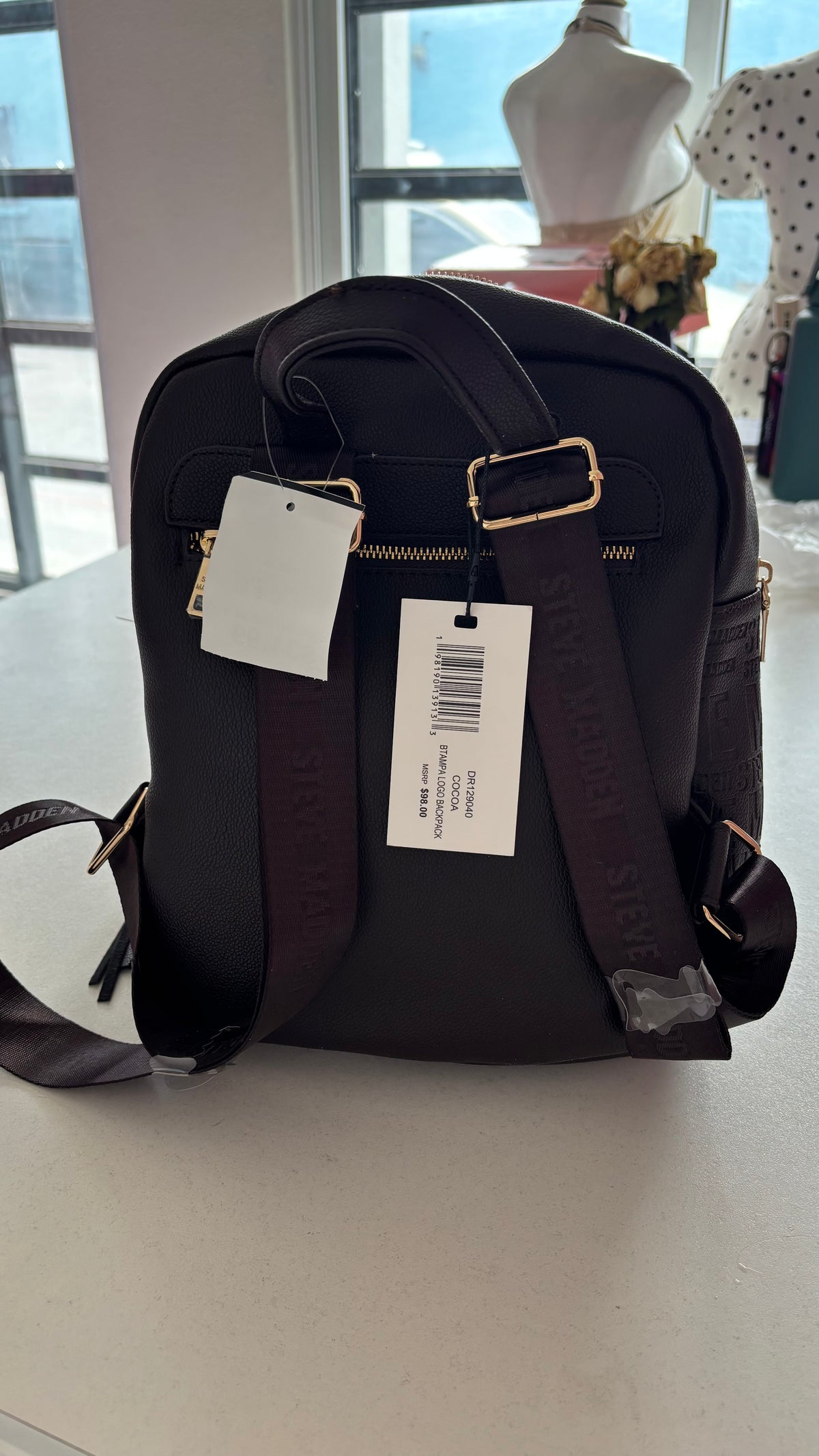 MOCHILA STEVE MADDEN CAFÉ QUEMADO ORIGINAL