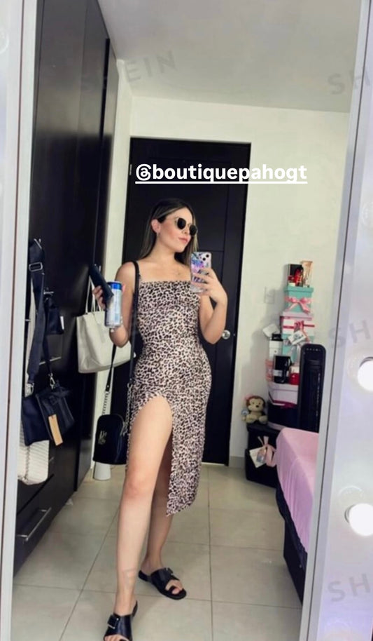 VESTIDO LEOPARDO