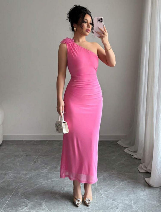 VESTIDO ROSADO LARGO