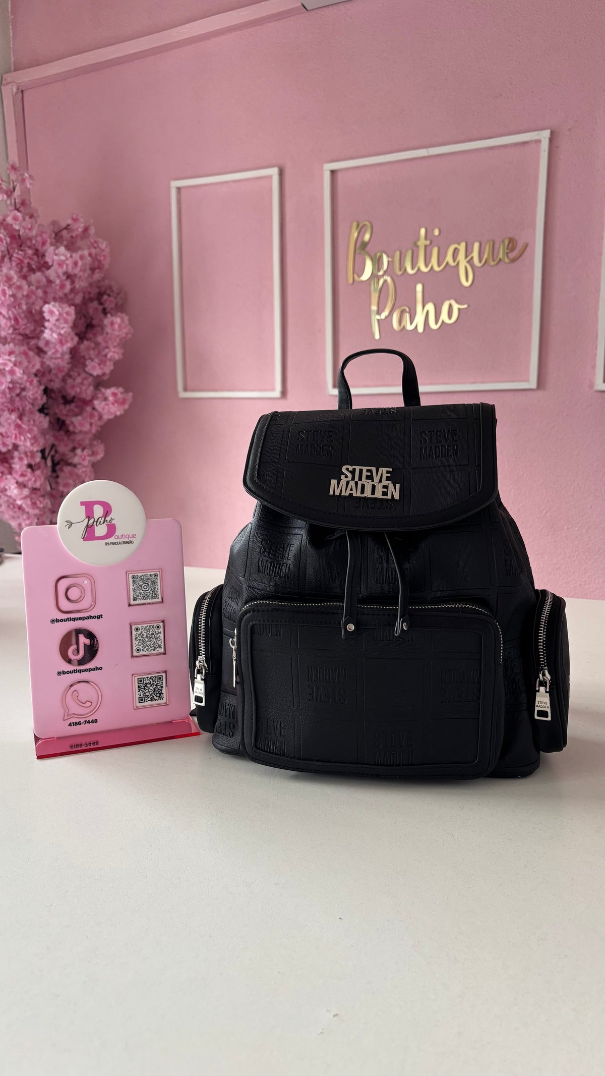 MOCHILA STEVE MADEN NEGRA ORIGINAL