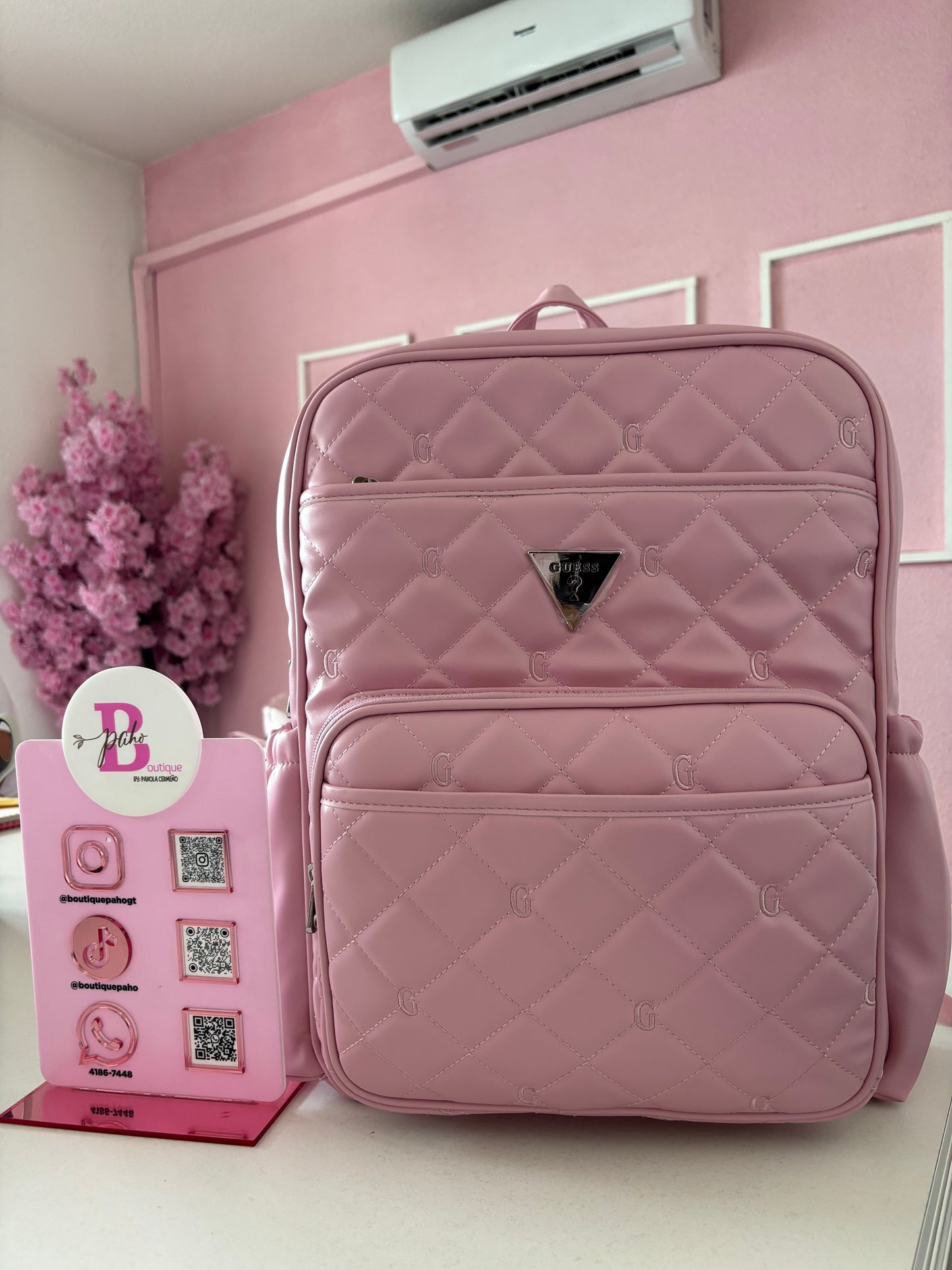 PAÑALERA GUESS ORIGINAL ROSA