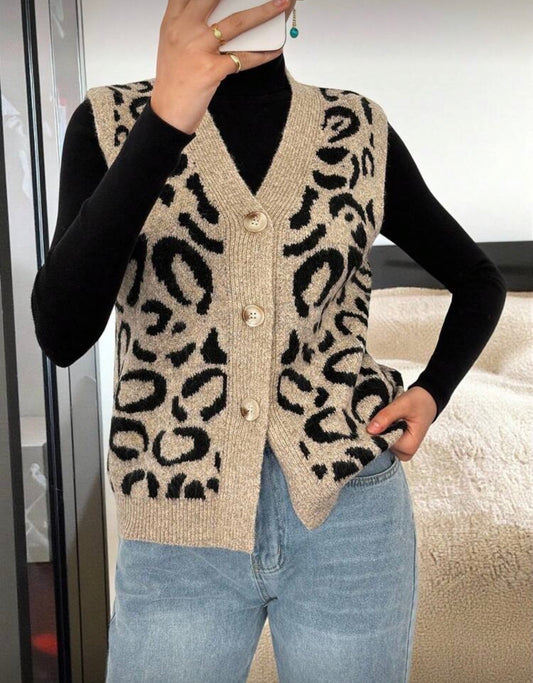 CHALECO LEOPARDO