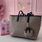 BOLSA GRANDE TOMMY HILFIGER BEIGE CON MINI BOLSO ORIGINAL