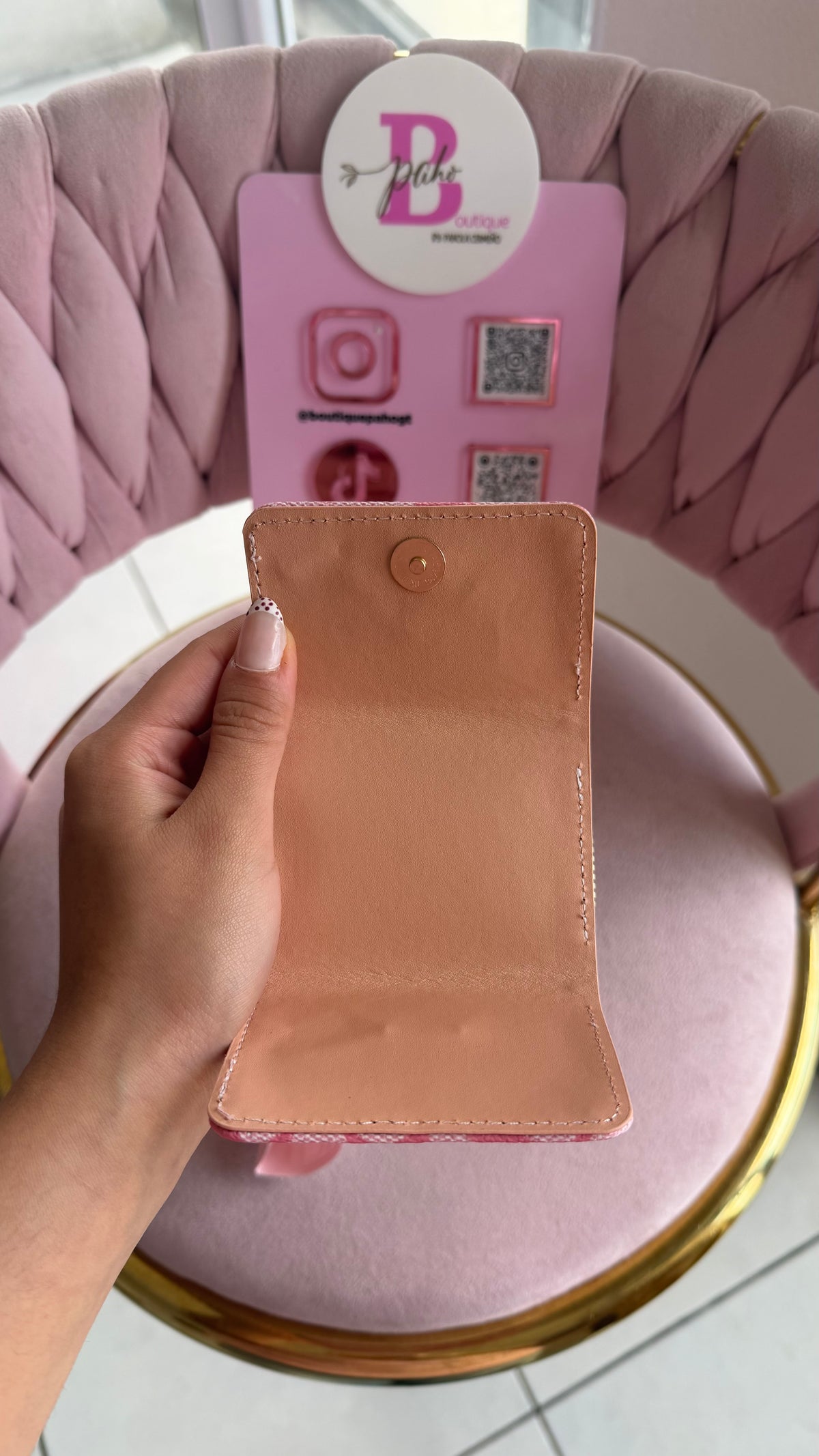 MONEDERO COACH ROSA DUPE