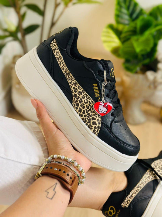 TENIS PUMA NEGROS DUPE