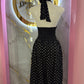VESTIDO LARGO CON PUNTOS
