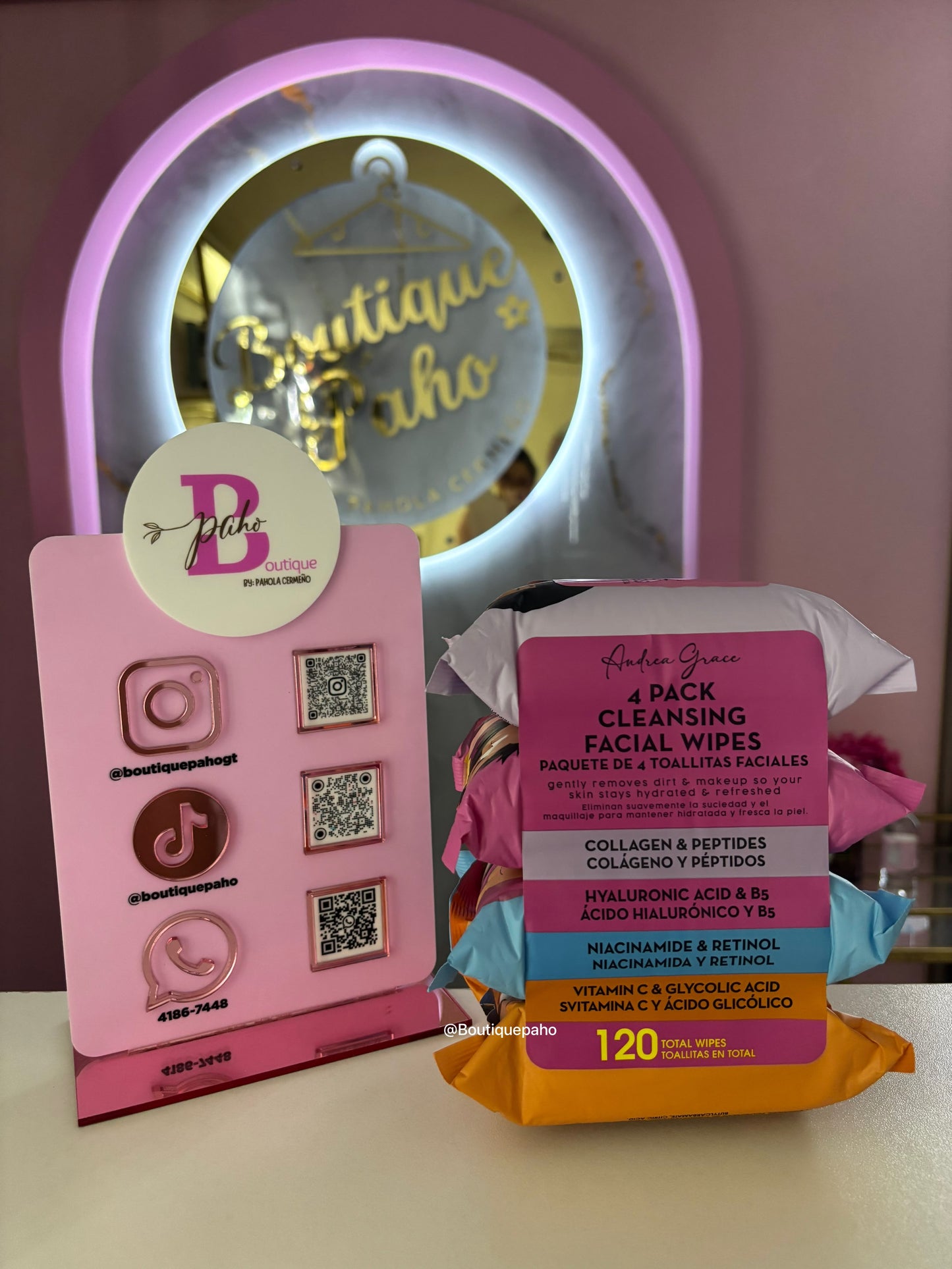 TOALLAS FACIALES 4 en 1 ANDREA GRACE ORIGINALES