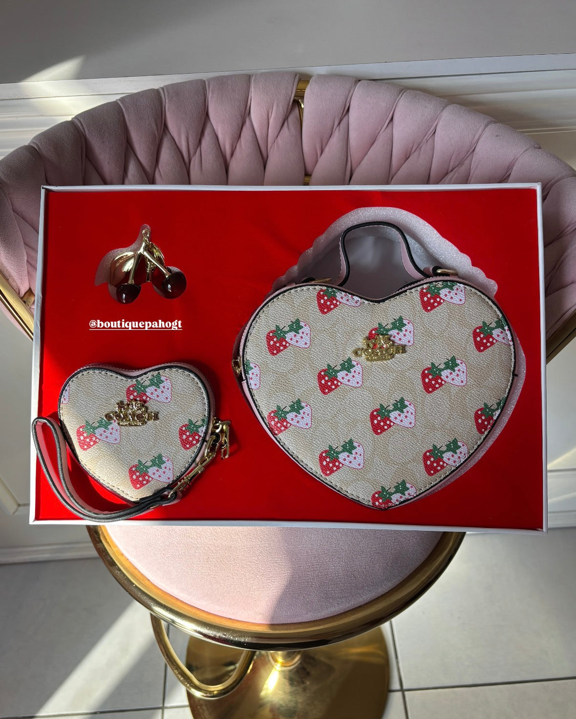 SET COACH DE CORAZÓN DUPE