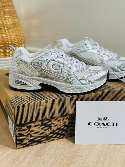 TENIS COAH BLANCO PLATA DUPE