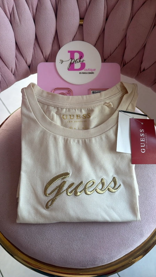 BLUSA GUESS BEIGE ORIGINAL